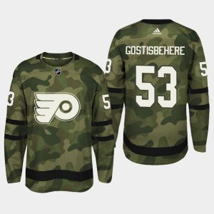 Flyers Shayne Gostisbehere #53 2019 Armed Special Forces  –  Camo